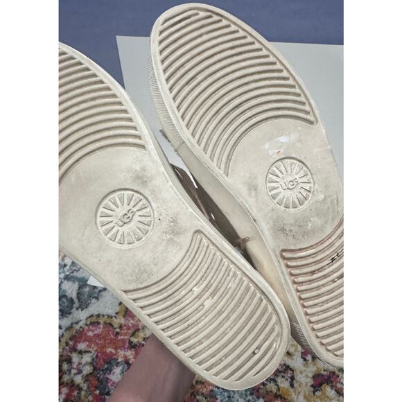 UGG Olli Heritage Sneaker Trainers Suede Sheepskin Fur Lined Boots Size 7 - Picture 5 of 5